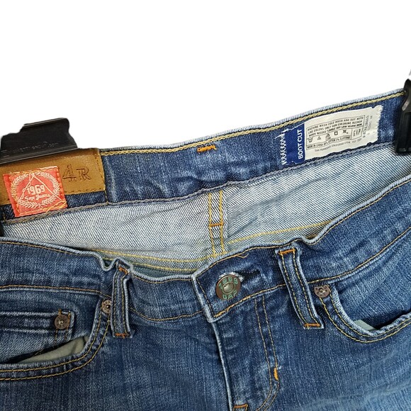 GAP Womens Size 4R Blue Solid Bootcut Jeans - Picture 2 of 9